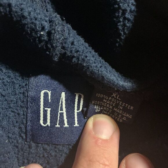 Vintage 90s Gap Athletic Fleece Sweatshirt - Picture 3 of 3